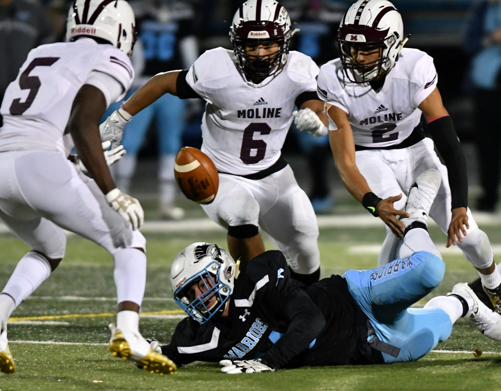 Moline vs Willowbrook first round Class 7A playoff football